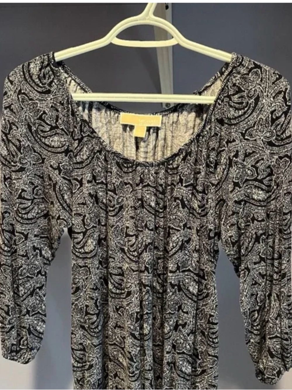 MICHAEL Michael Kors Black and White Knit Top